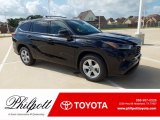 2021 Midnight Black Metallic Toyota Highlander LE #142188906