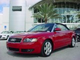 2006 Amulet Red Audi A4 1.8T Cabriolet #1410852