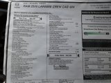 2021 Ram 2500 Laramie Crew Cab 4x4 Window Sticker