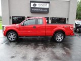 2014 Race Red Ford F150 STX SuperCab 4x4 #142211079
