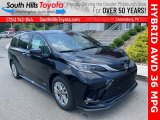 Midnight Black Metallic Toyota Sienna in 2021