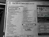 2021 Ram 1500 Big Horn Crew Cab 4x4 Window Sticker