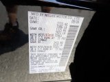 2017 QX60 Color Code for Black Obsidian - Color Code: KH3