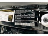 2021 GLE Color Code for Black - Color Code: 040
