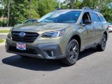 Autumn Green Metallic Subaru Outback in 2021