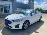 2019 Oxford White Ford Fusion SE #142232225