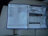 2017 Mercedes-Benz CLA 250 Coupe Window Sticker