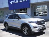 2020 Iconic Silver Metallic Ford Explorer ST 4WD #142240667