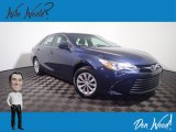 2017 Blue Streak Metallic Toyota Camry LE #142240722