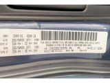 2020 Grand Cherokee Color Code for Slate Blue Pearl - Color Code: PBF