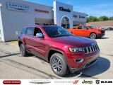 2021 Velvet Red Pearl Jeep Grand Cherokee Limited 4x4 #142299892