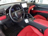 2021 Toyota Camry XSE Cockpit Red Interior