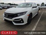 2021 Platinum White Pearl Honda Civic EX Hatchback #142321173