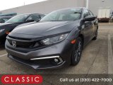 2021 Modern Steel Metallic Honda Civic EX Sedan #142321164