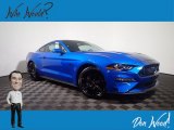 2020 Velocity Blue Ford Mustang GT Premium Fastback #142321125
