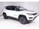 White Jeep Compass in 2020