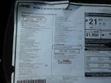 2021 Jeep Wrangler Unlimited Freedom Edition 4x4 Window Sticker