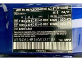 2021 GLB Color Code for Galaxy Blue Metallic - Color Code: 813