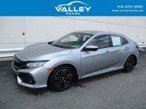 2018 Lunar Silver Metallic Honda Civic EX Hatchback #142350815