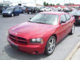 2008 Inferno Red Crystal Pearl Dodge Charger SE #14148960