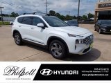 2022 Quartz White Hyundai Santa Fe SEL #142387065