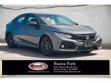 2018 Polished Metal Metallic Honda Civic Sport Touring Hatchback #142391005
