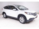 2014 White Diamond Pearl Honda CR-V EX AWD #142407993