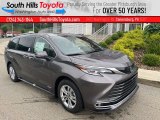 2021 Predawn Gray Mica Toyota Sienna Platinum AWD Hybrid #142425088