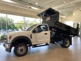 2021 Ford F550 Super Duty XL Regular Cab 4x4 Chassis Dump Truck Front 3/4 View