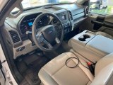 2021 Ford F550 Super Duty XL Regular Cab 4x4 Chassis Dump Truck Medium Earth Gray Interior