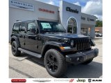 2021 Black Jeep Wrangler Unlimited Sahara 4x4 #142435645