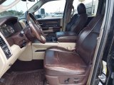 2014 Ram 3500 Laramie Longhorn Mega Cab 4x4 Canyon Brown/Light Frost Beige Interior