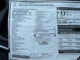 2021 Ram 1500 Big Horn Quad Cab 4x4 Window Sticker