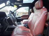 2019 Ford F450 Super Duty Platinum Crew Cab 4x4 Black/Dark Marsala Interior