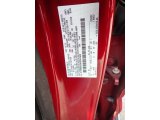 2019 F450 Super Duty Color Code for Ruby Red - Color Code: RR