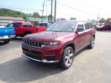 2021 Velvet Red Pearl Jeep Grand Cherokee L Limited 4x4 #142525068