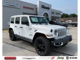 Bright White Jeep Wrangler Unlimited in 2021