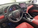 2021 Toyota Camry XSE Cockpit Red Interior
