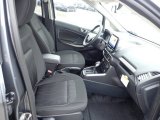 2021 Ford EcoSport SE Ebony Black Interior