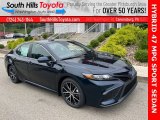 2021 Galactic Aqua Mica Toyota Camry SE Hybrid #142566503