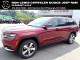 2021 Velvet Red Pearl Jeep Grand Cherokee L Limited 4x4 #142566585