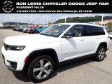 2021 Bright White Jeep Grand Cherokee L Limited 4x4 #142566584