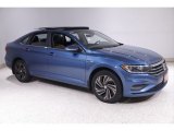 2019 Blue Silk Metallic Volkswagen Jetta SEL #142579205