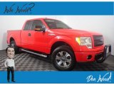 2014 Race Red Ford F150 STX SuperCab 4x4 #142590651