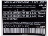 2018 GLS Color Code for designo Diamond White Metallic - Color Code: 799