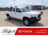 2021 Super White Toyota Tacoma SR Access Cab #142601171