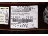 2015 MKZ Color Code for Bronze Fire - Color Code: H9