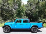 2021 Hydro Blue Pearl Jeep Gladiator Willys 4x4 #142615986