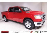 2020 Flame Red Ram 1500 Big Horn Crew Cab 4x4 #142616104