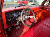 1975 Chevrolet C/K C10 Silverado Regular Cab Red Interior